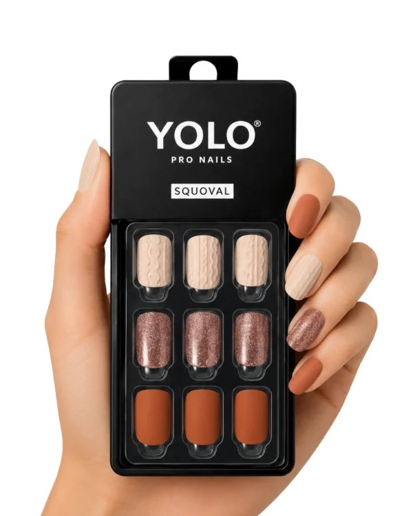 Yolo Squoval Short, Pro Nails SS-139-Tanned
