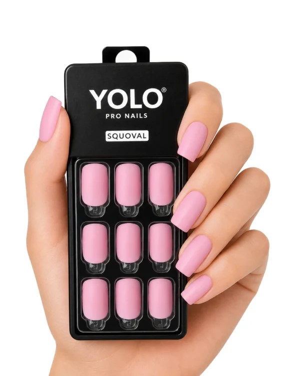 Yolo Squoval Short, Pro Nails SS-117-Rosie