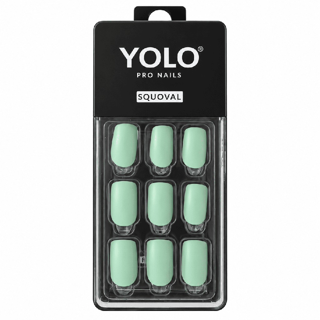 Yolo Squoval Long, Pro Nails SL-103-Matcha
