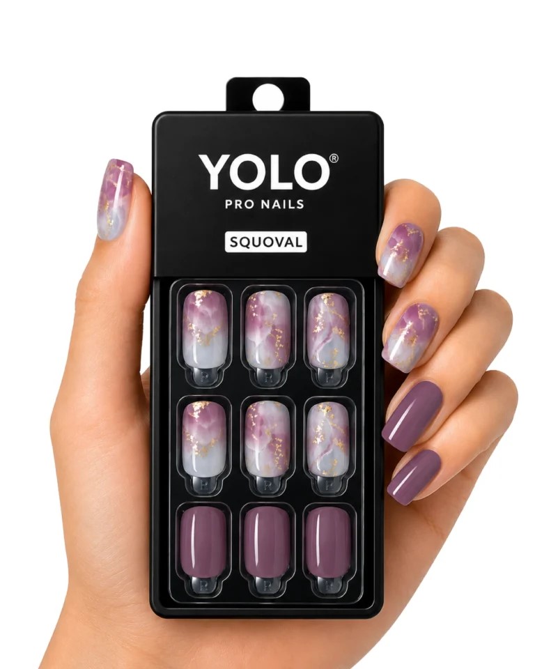 Yolo Squoval Short, Pro Nails SS-125-Petal