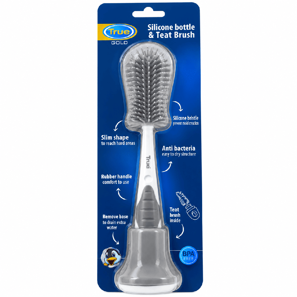 True 5-in-1 Multi-Functional bottle cleaning brush set