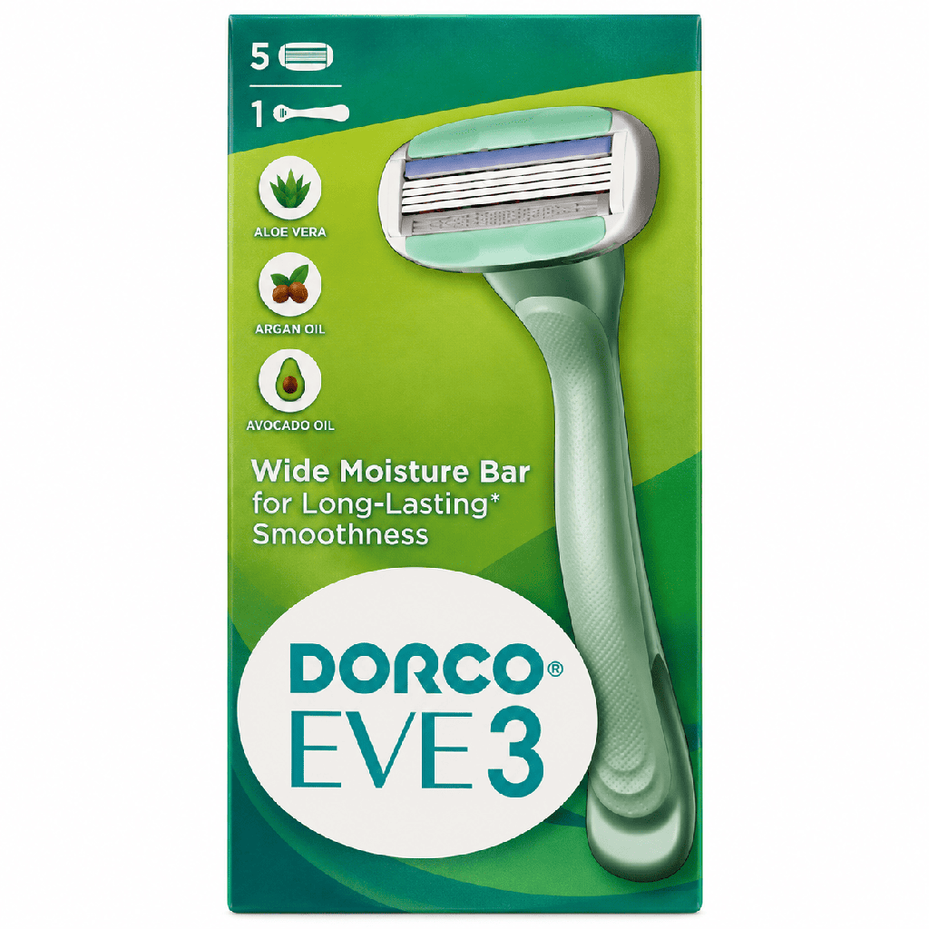 Dorco eve 3 with 5 blade