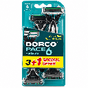 Dorco Pace 6 Men’s Razor with 6 Blades – 3+1 Offe