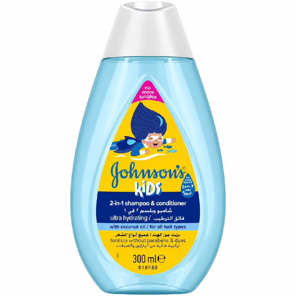 Johnson Kids 2in1 Shampoo & Conditioner 300 Ml