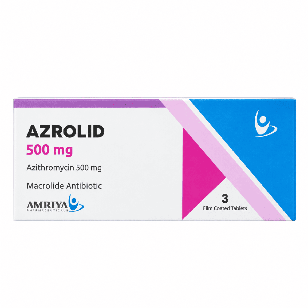 Azrolid 500 mg 3 Tablets
