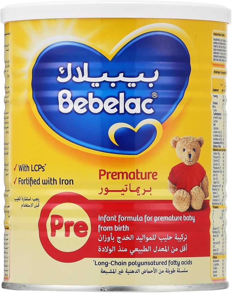 BEBELAC PREMATURE MILK 400 GM