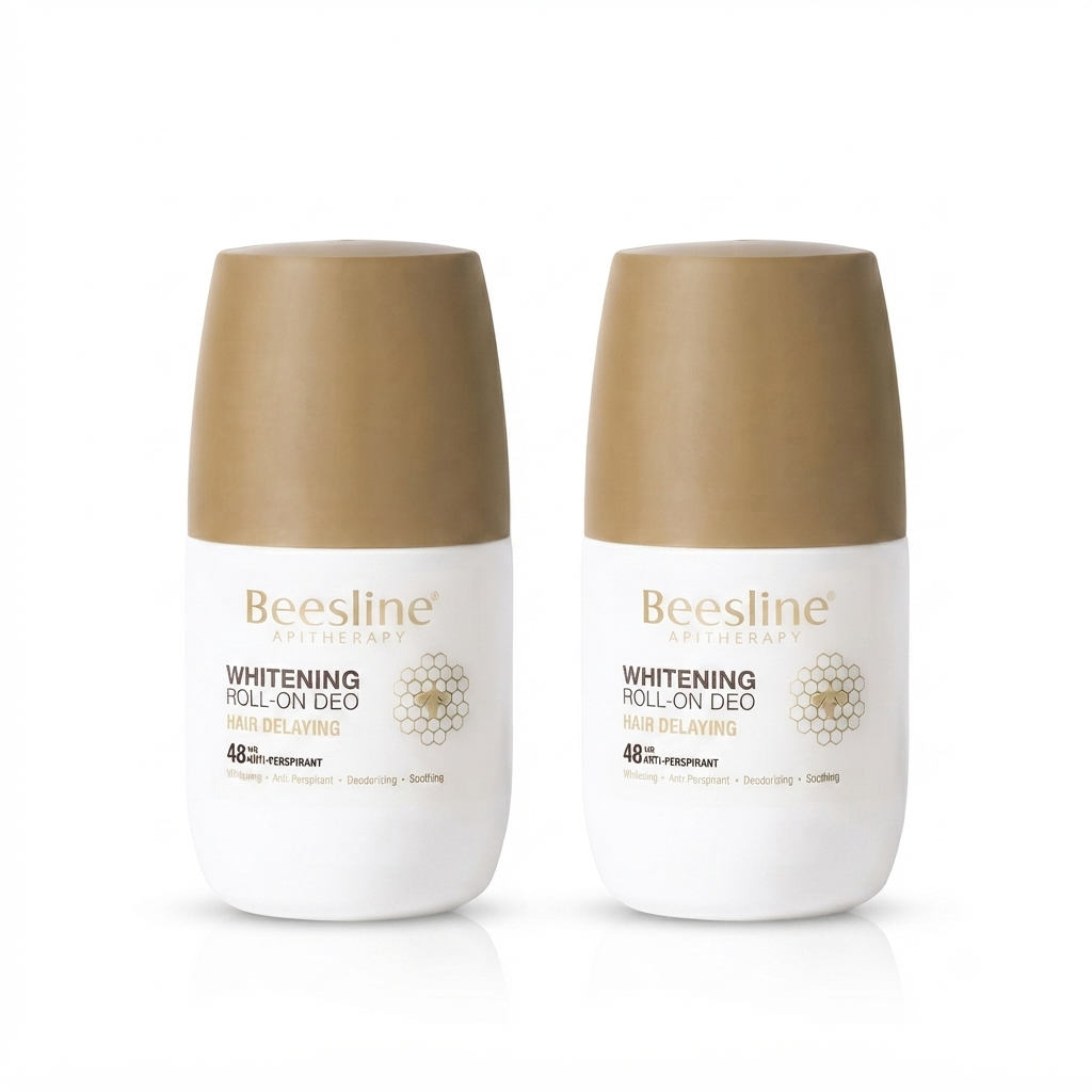 Beesline Whitening Roll-On Deodorant Hair Delaying 48h Protection  50 ml (offer 1+1)