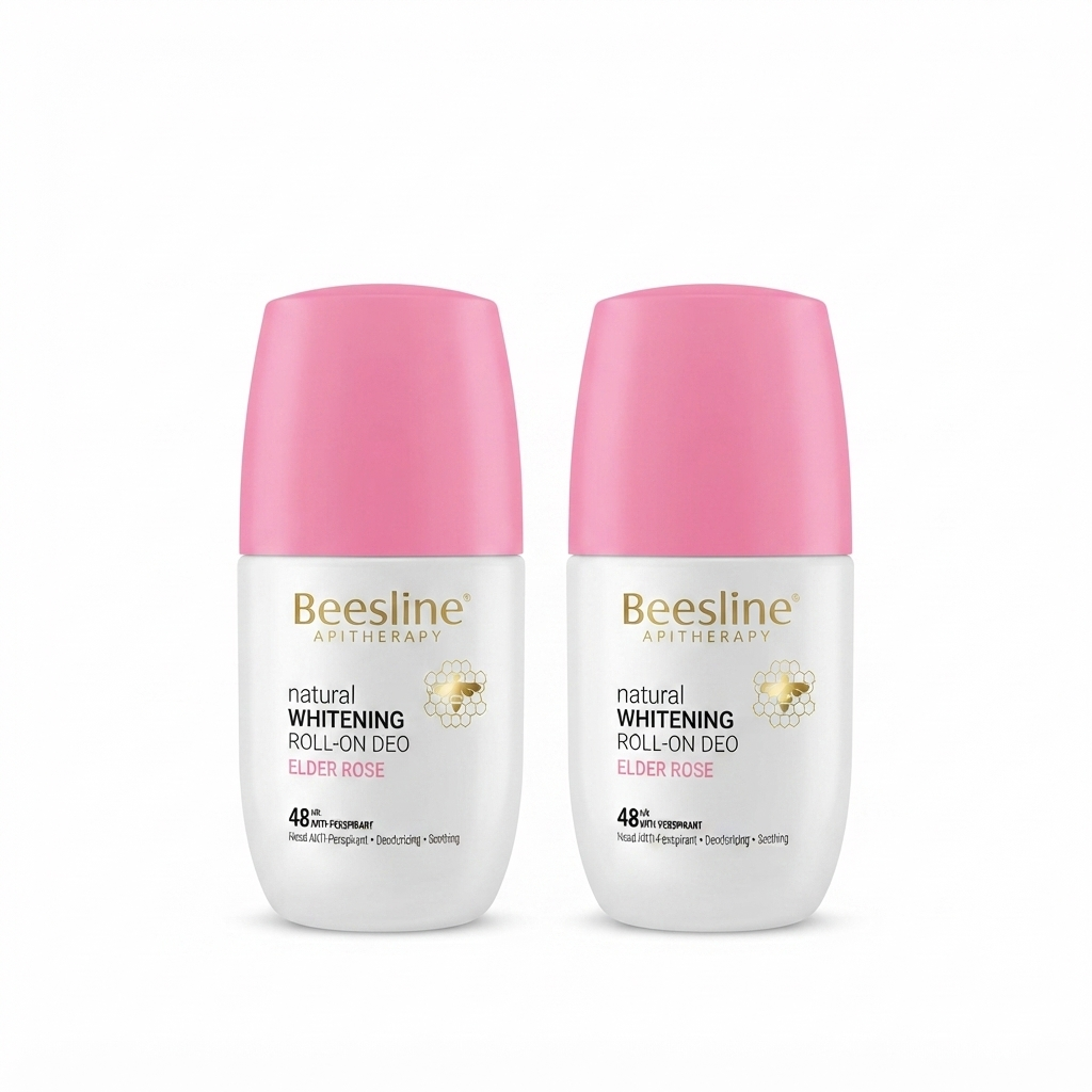 Beesline Whitening Roll-On Deodorant Elder Rose 48h Protection 50 ml (offer1+1)