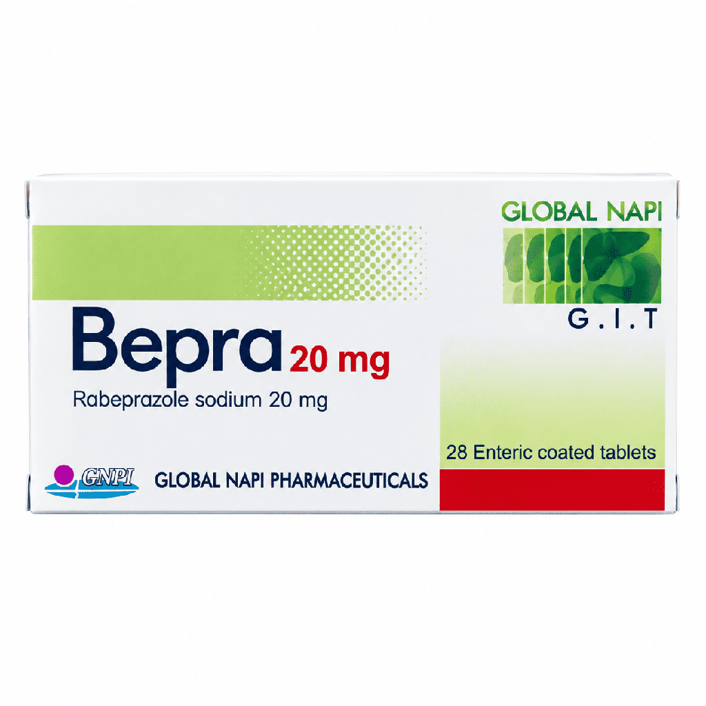 Bepra 20 mg 28 Enteric Coated Tablets