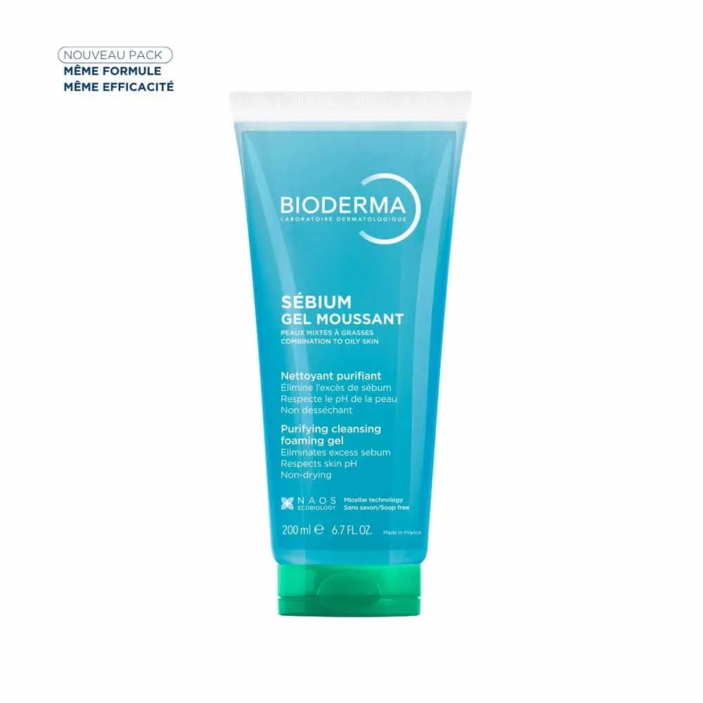 BIODERMA SEBIUM GEL MOUSSANT FOAMING GEL 200ML TUBE