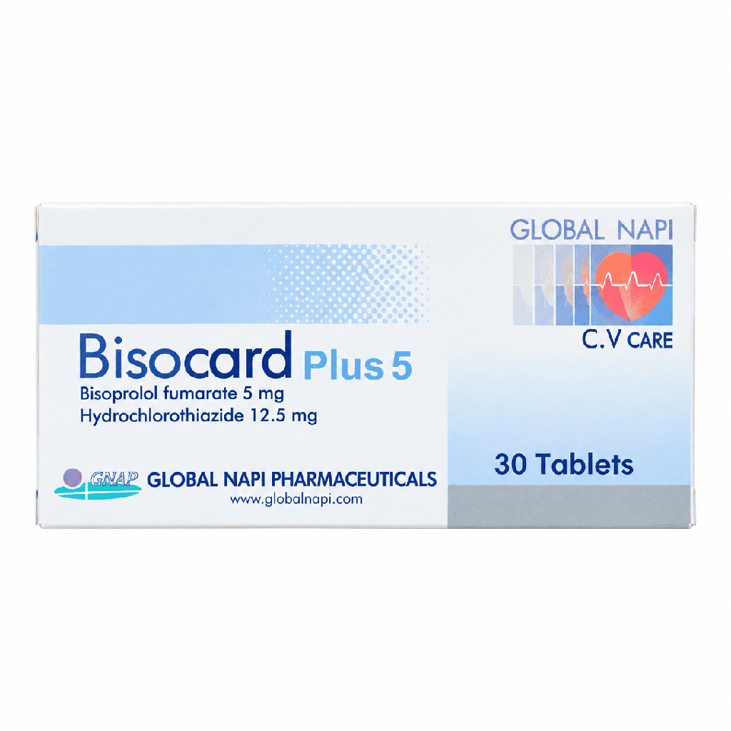 Bisocard Plus 5/12.5 mg 30 Tablets