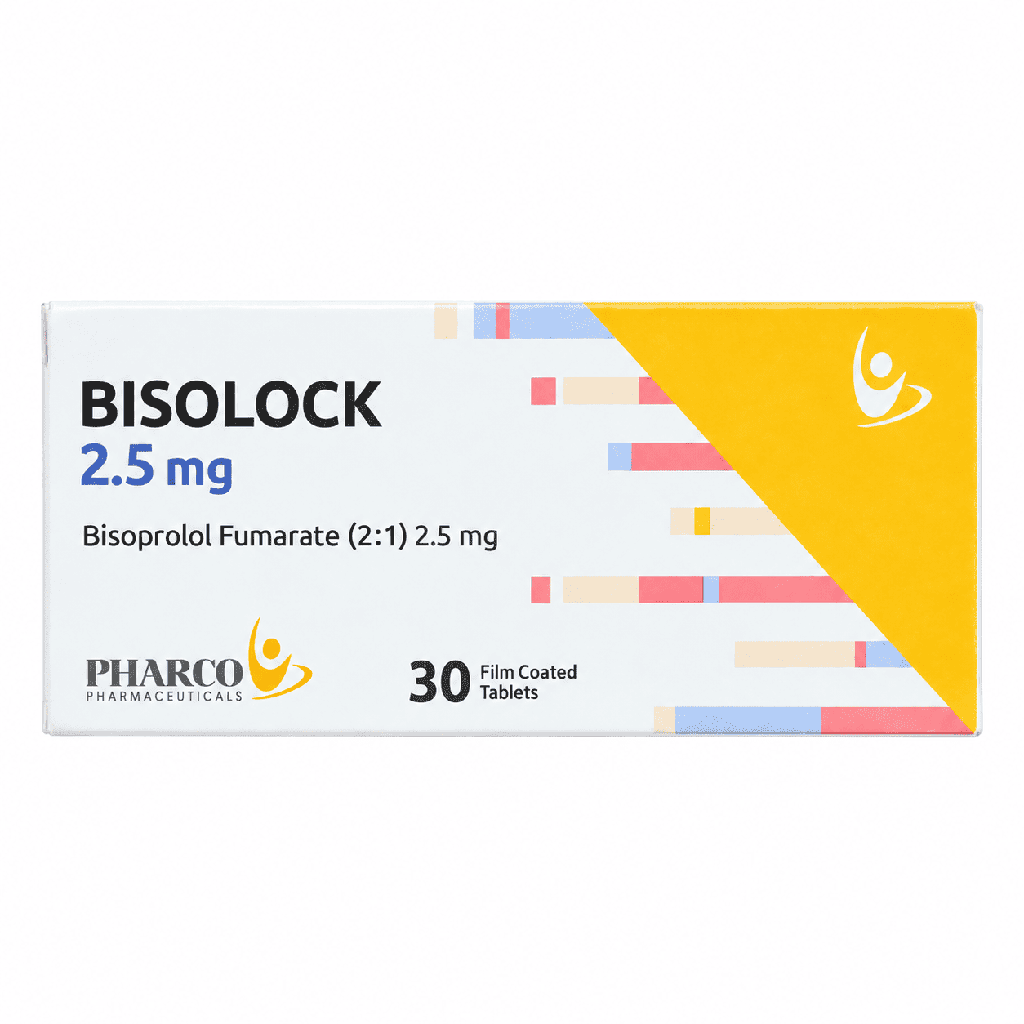 Bisolock 2.5 mg 30 Film Coated Tablets