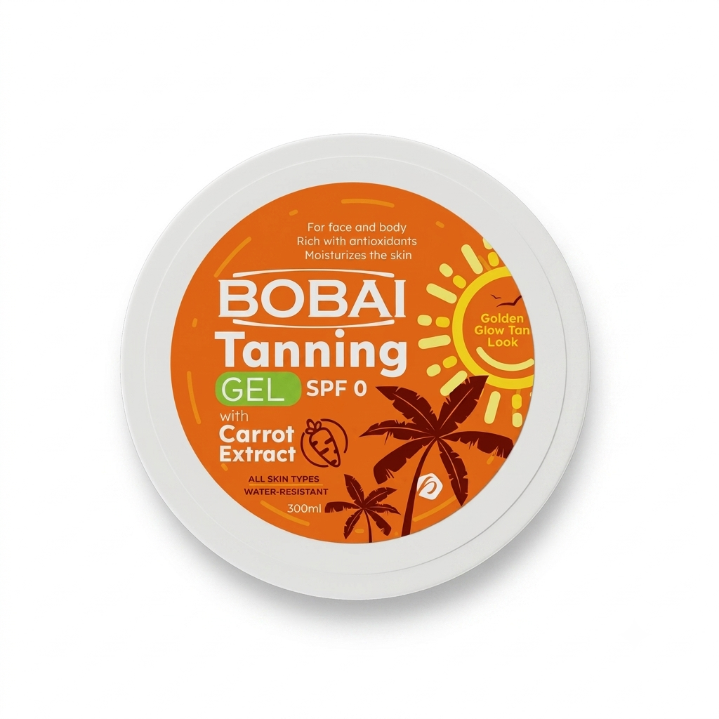 Bobai Tanning Gel With Carrot Extract -300M
