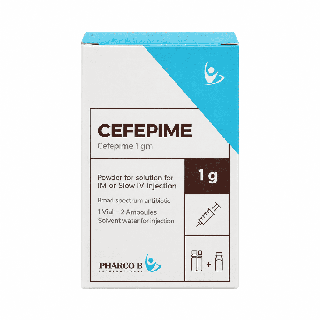 Cefepime 1 gm Vial I.M. / I.V. Injection