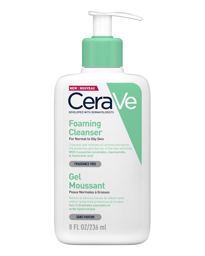 CERAVE FOAMING CLEANSER GEL MOUSSANT 236 ML