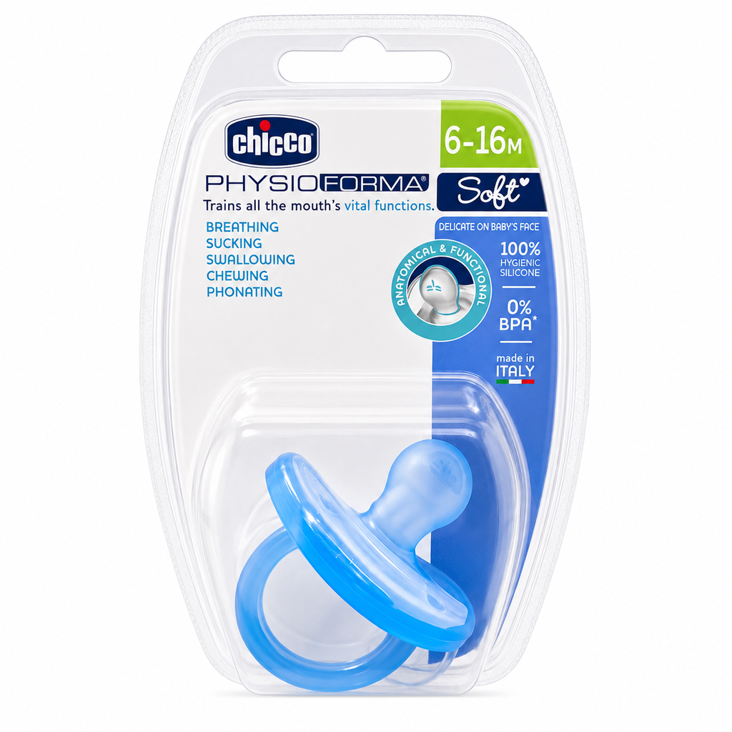 Chicco Physio Forma Soft Pacifier 6-16M Blue 