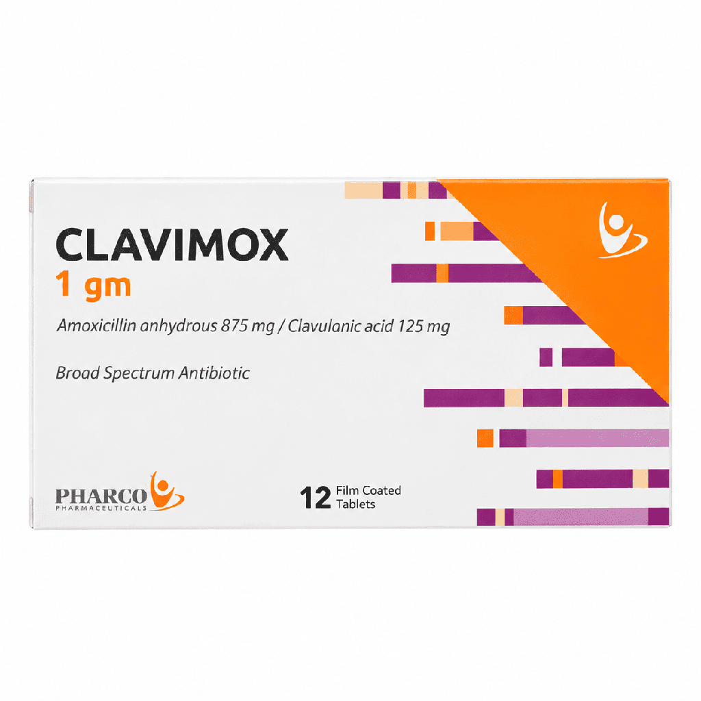 Clavimox 1 gm 12 Film Coated Tablets