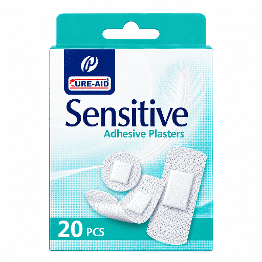 Cure Aid Sensitive Adhesive plasters 20 Pcs