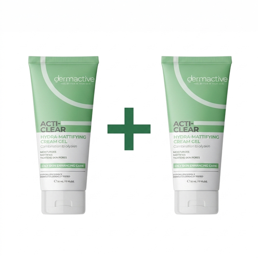Dermactive Acti-Clear Hydra-Mattifying Cream Gel - 50ml (offer 1+1)