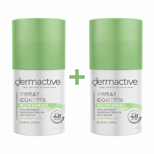 Dermactive Sweat Control Refreshing Roll-On 60 ml( offer 1+1)