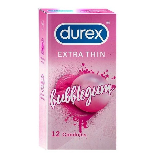 DUREX BUBBLEGUM 12 CONDOMS
