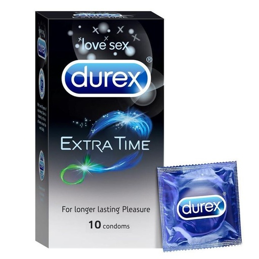 DUREX EXTRA TIME  10 CONDOMS