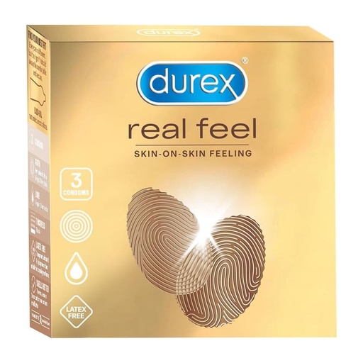 DUREX REAL FEEL 3 CONDOMS