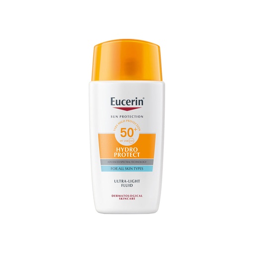 يوسيرين صن فيس هايدرو بروتكت - سائل فائق الخفة للوجه بمعامل حماية SPF 50+، سعة 50 مل