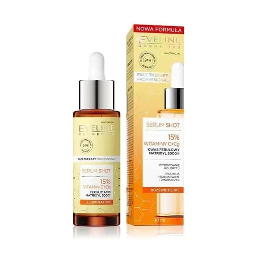 Eveline Serum Shot 15% Vitamin C+Cg Complex Illumination