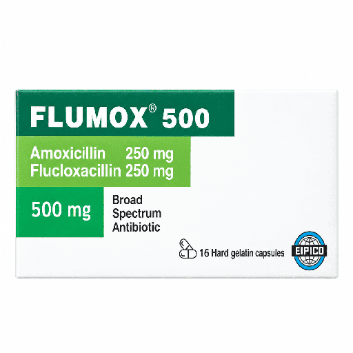 Flumox 500 mg 16 Hard gelatine Capsules