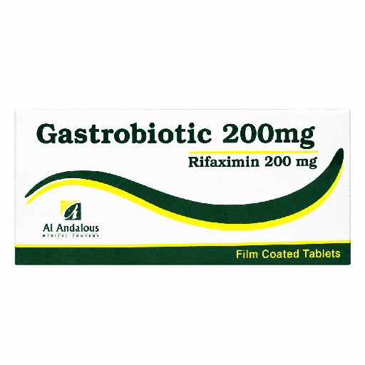Gastrobiotic 200 mg 20 Film Coated Tablets