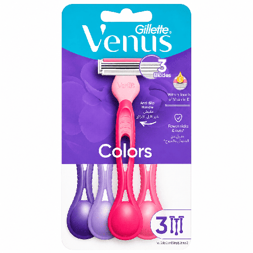 Gillette Venus Colors 3 Blades 