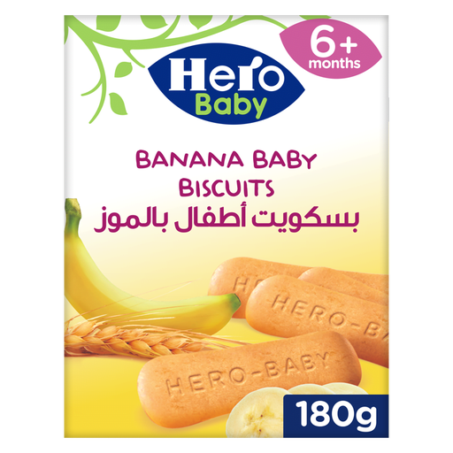 HERO BABY BISCUITS BANANA +6M