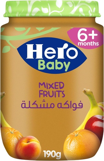 برطبان هيرو بيبي مهروس فواكه مشكلة 190 مل