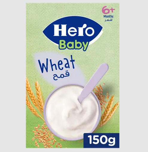 HERO BABY WHEAT WITH MILK CERELAC IRON 150 GM