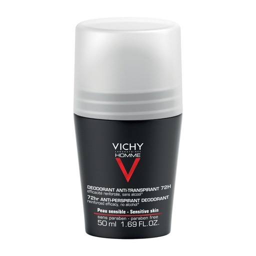 VICHY DEODORANT MAN SENSTIVE SKIN 72H 50ML