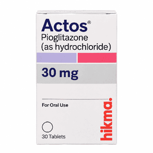 Actos 30 mg 30 Tablets