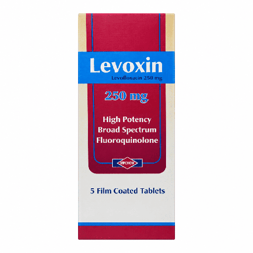 Levoxin 250 mg 5 Coated Tablets
