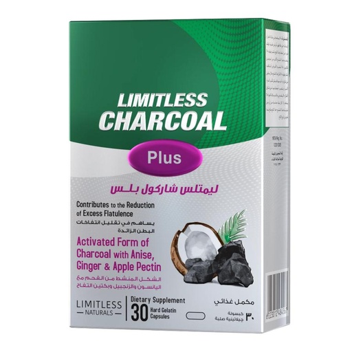 Limitless Charcoal Plus 30 Hard Gelatin Cap