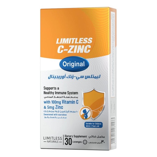 Limitless C-Zinc Original 5 mg 30 Tabs