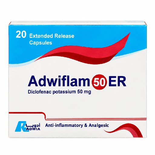 Adwiflam 50 mg 20 Capsules