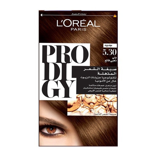 LOREAL PRODIGY 5.30 LIGHT GOLDEN BROWN