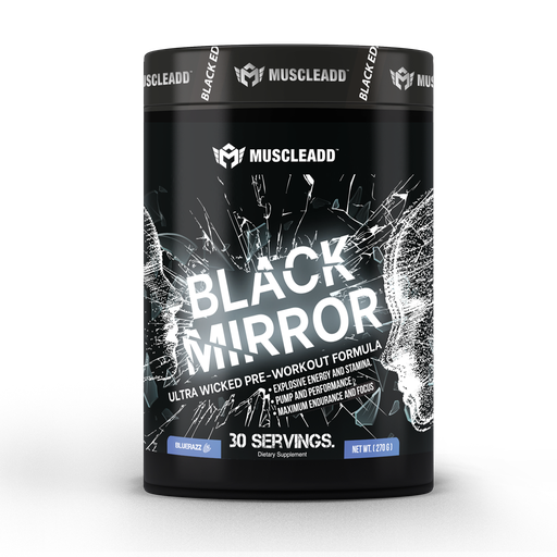 MUSCLE ADD Black Mirror-254G.-30Serv Bluerazz