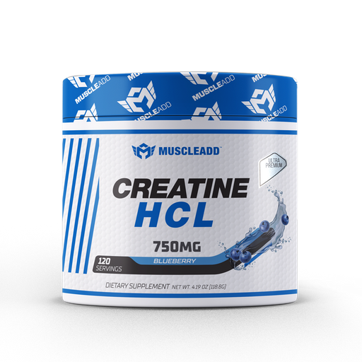 MUSCLE ADD CREATINE HCL-120Serv.-118.8G.-Blueberry