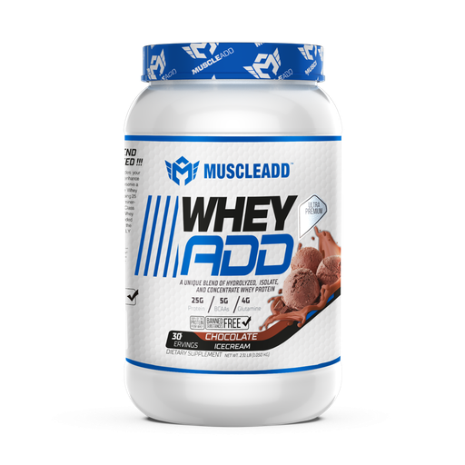 MUSCLE ADD Whey Add-30Serv.-1050G Chocolate