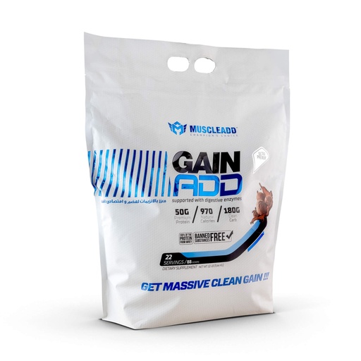 MUSCLE ADD Gain Add-22Serv.-5.44KG Chocolate