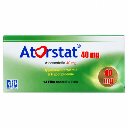 اتورستات 40 مجم 14 قرص