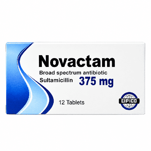 Novactam 375 mg 12 Tablets