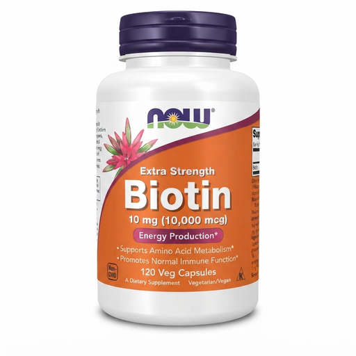 NOW BIOTIN-10000 MCG-120 Cap