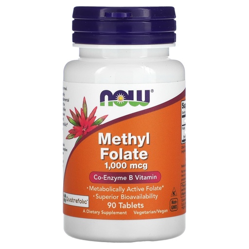 NOW METHYL FOLATE 1000 MCG 90 TAB